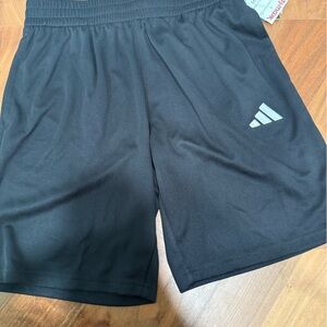 Adidas Kids Black Athletic Shorts
